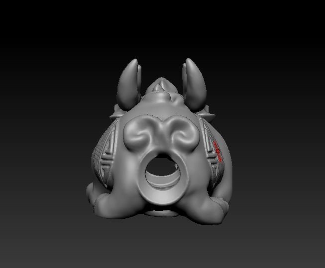 Pixiu Face Bracelet-Unicorn bracelet  statue 3D print model 3D print model_13