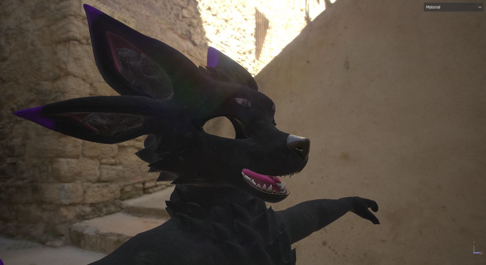 Deuzear Enderman Texture FREE VRChat Audiolink Emission Matcap Texture_3