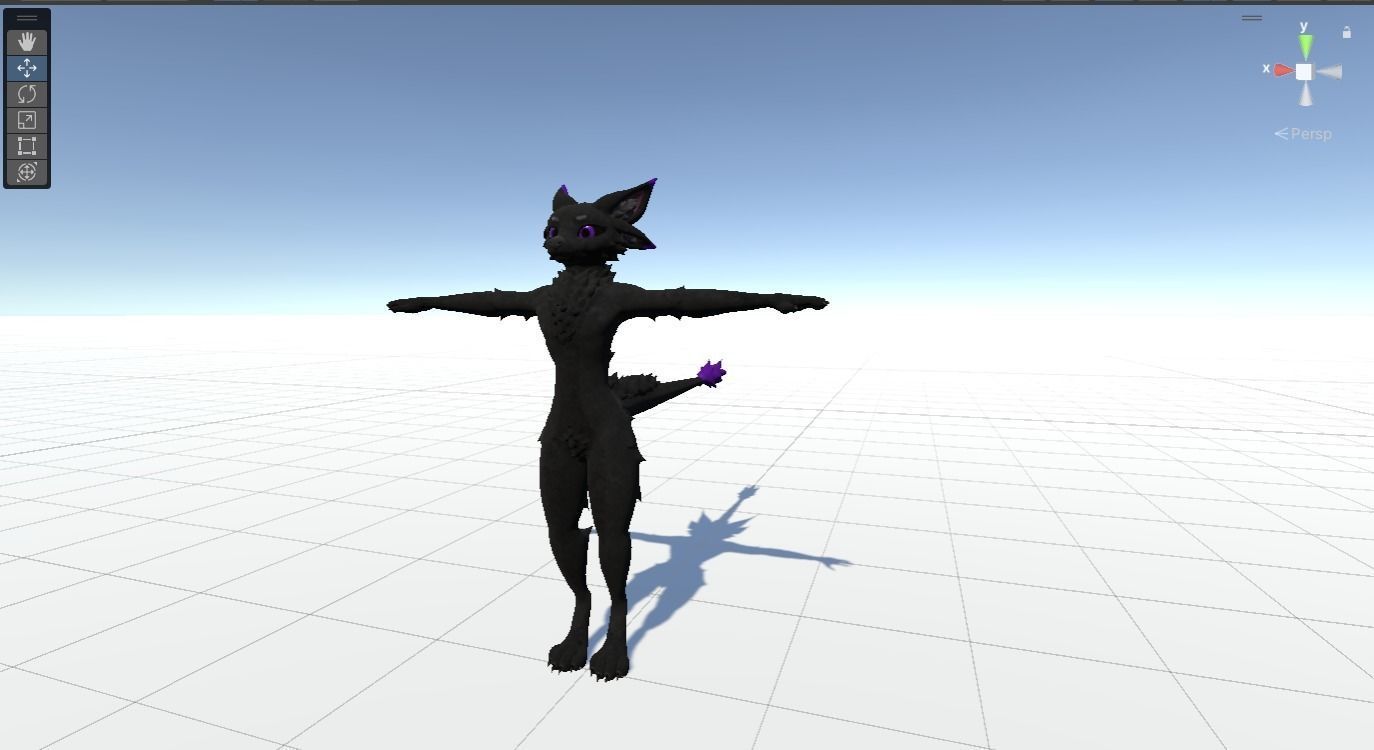 Deuzear Enderman Texture FREE VRChat Audiolink Emission Matcap Texture_6