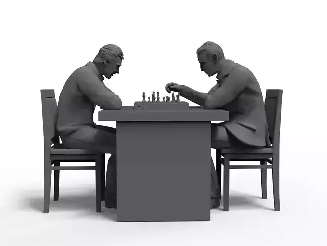 chess game 3D print model