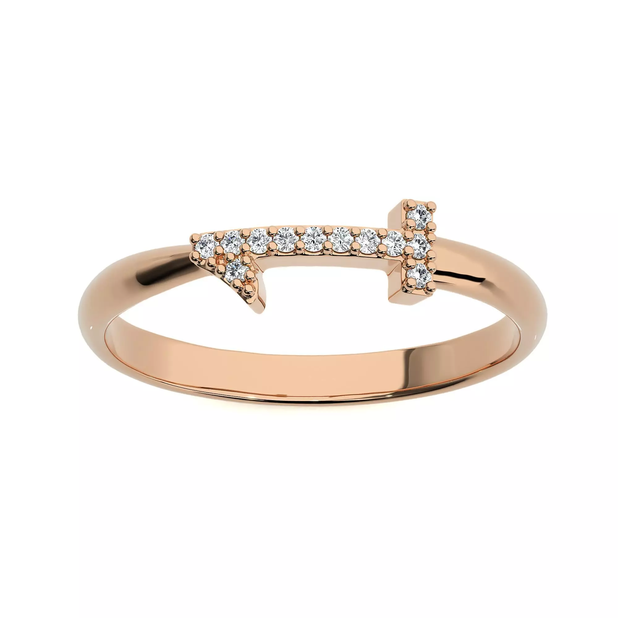 Diamond Number One 1 Ring 3dm stl renders details 3D print model