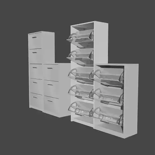 Shoe shelves model