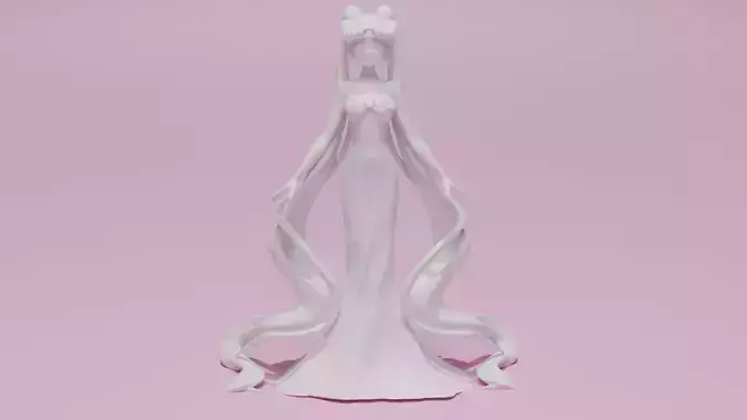 Queen Serenity Sailor Moon Character 3D print model