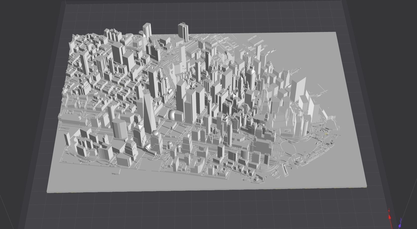 Cityscape New York Manhattan USA 3D print model_6