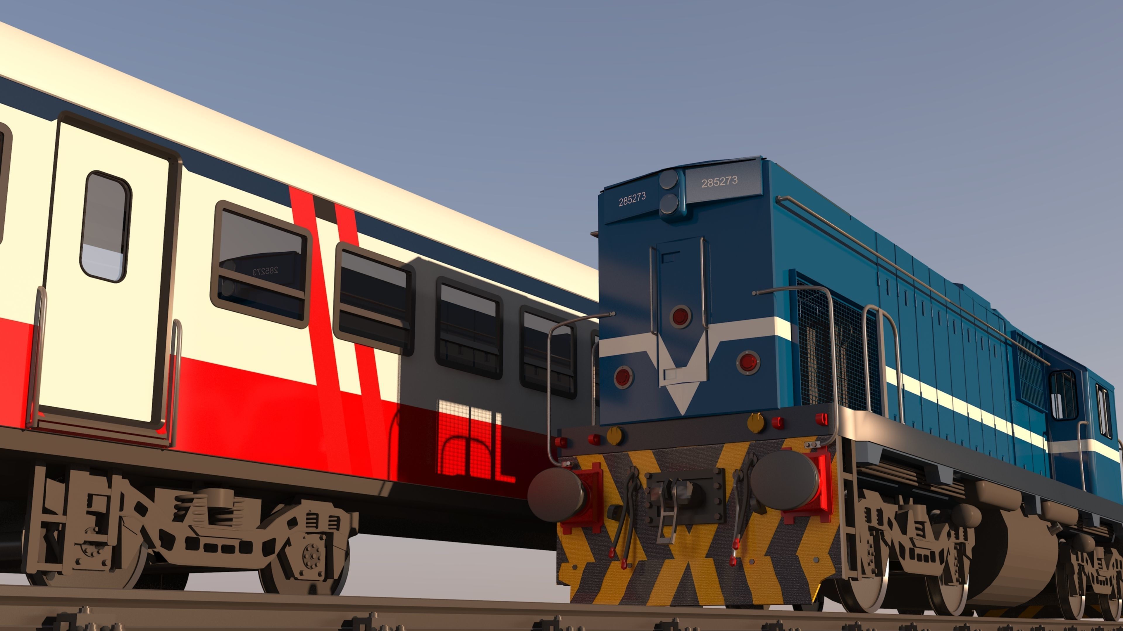 locomotive EMD G22W  3D model_48