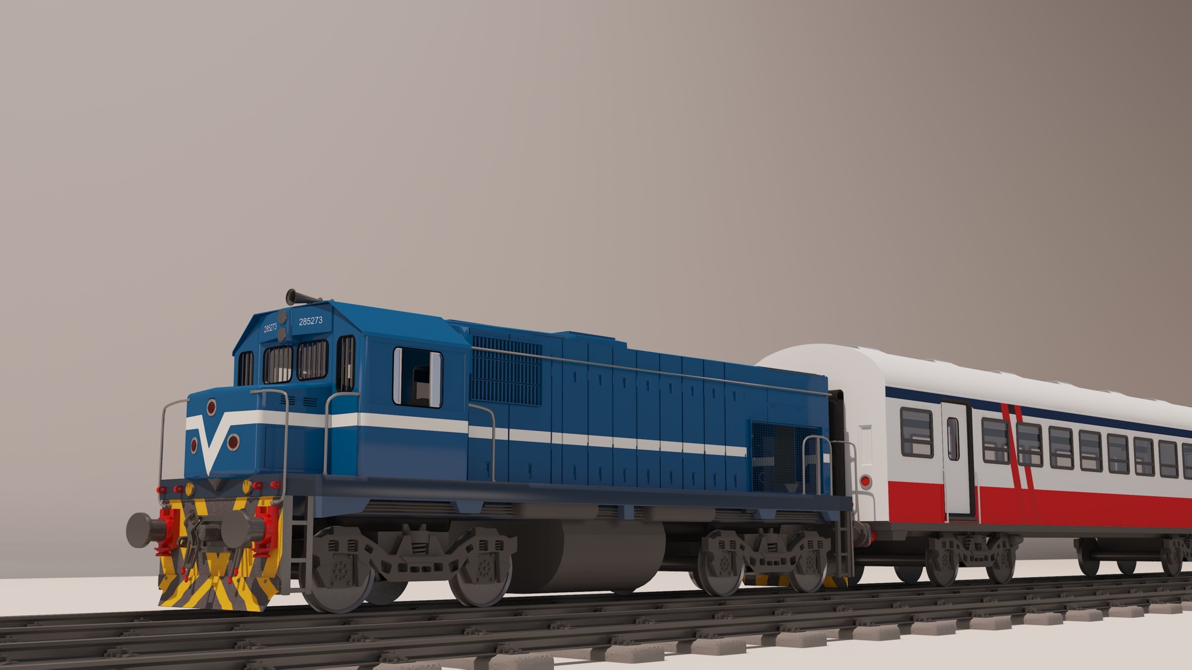locomotive EMD G22W  3D model_45