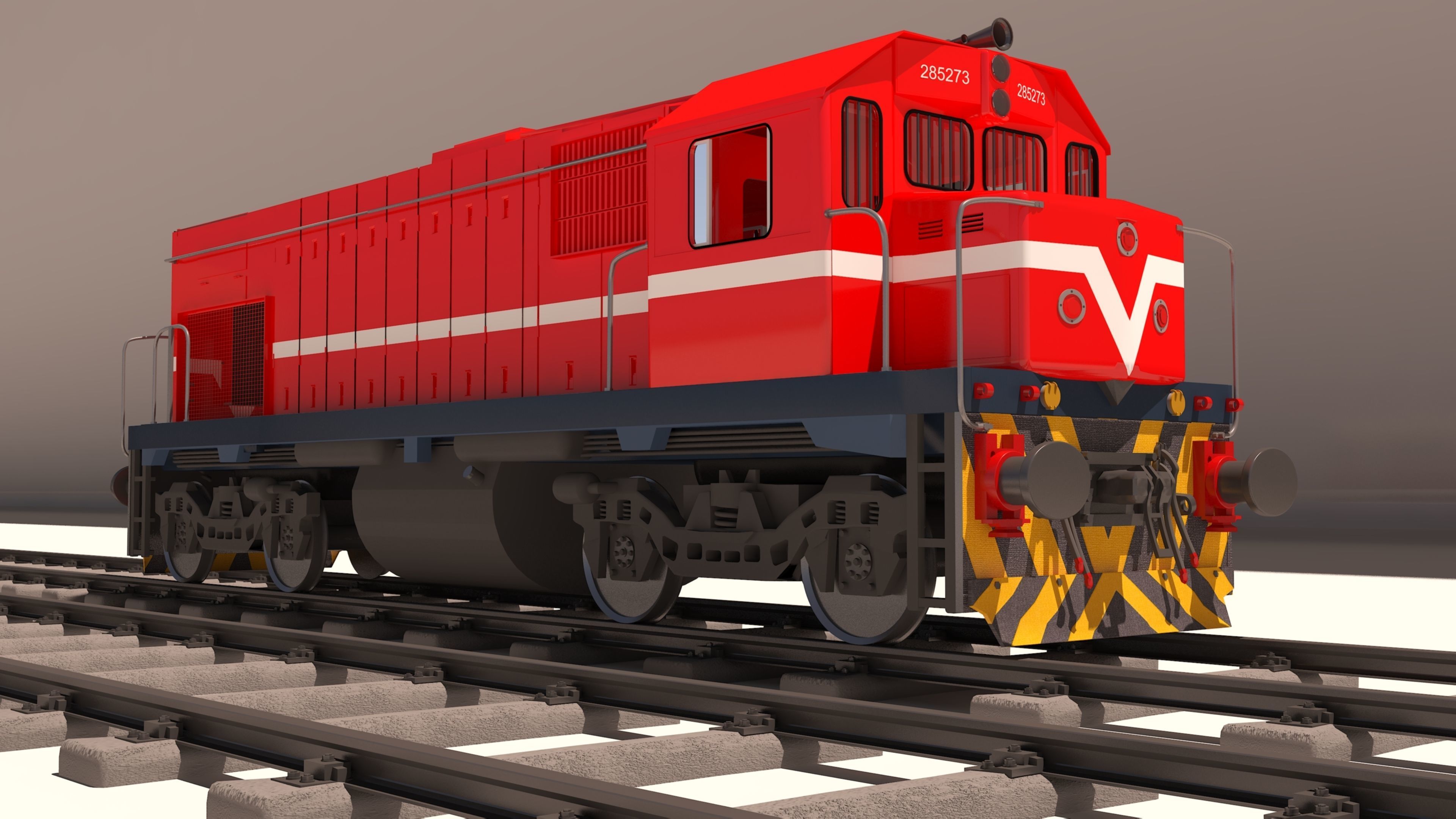 locomotive EMD G22W  3D model_31