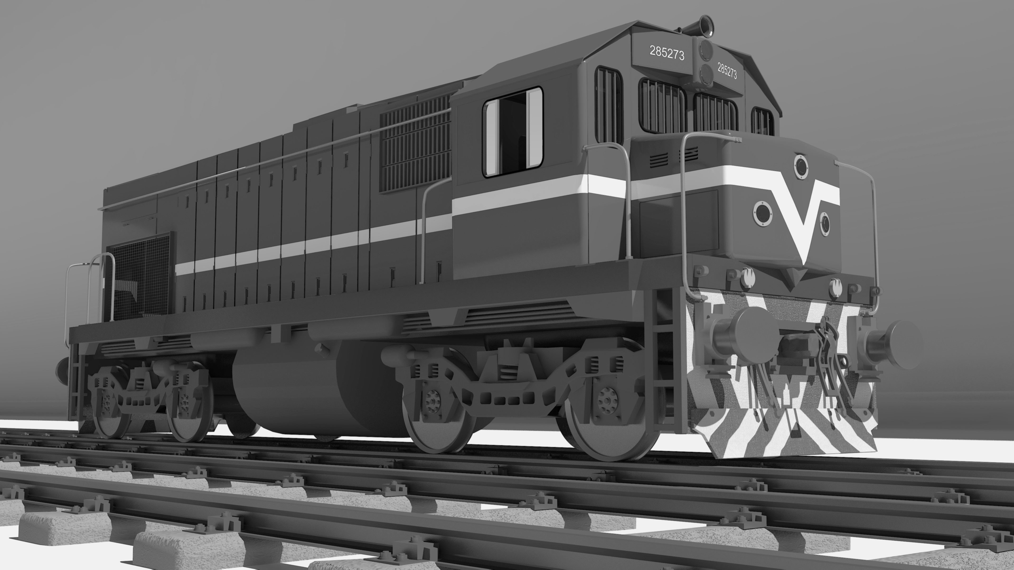 locomotive EMD G22W  3D model_65