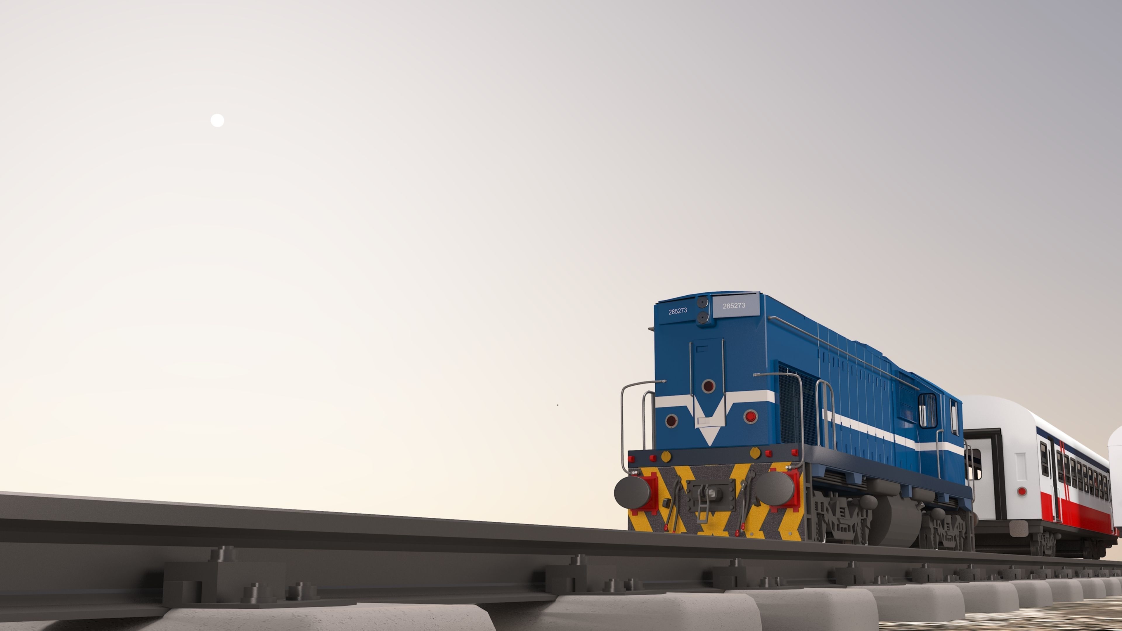 locomotive EMD G22W  3D model_42