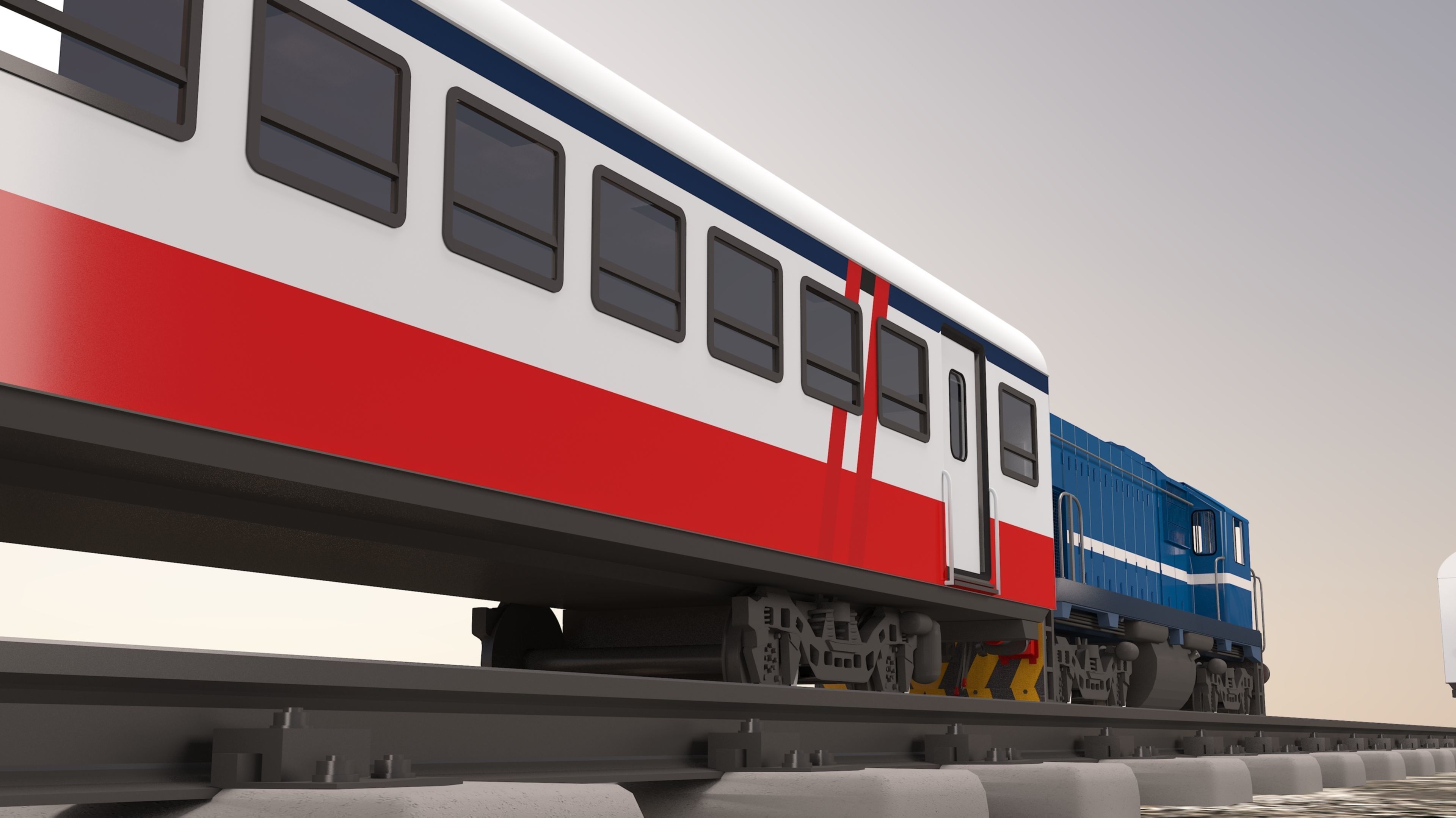 locomotive EMD G22W  3D model_44