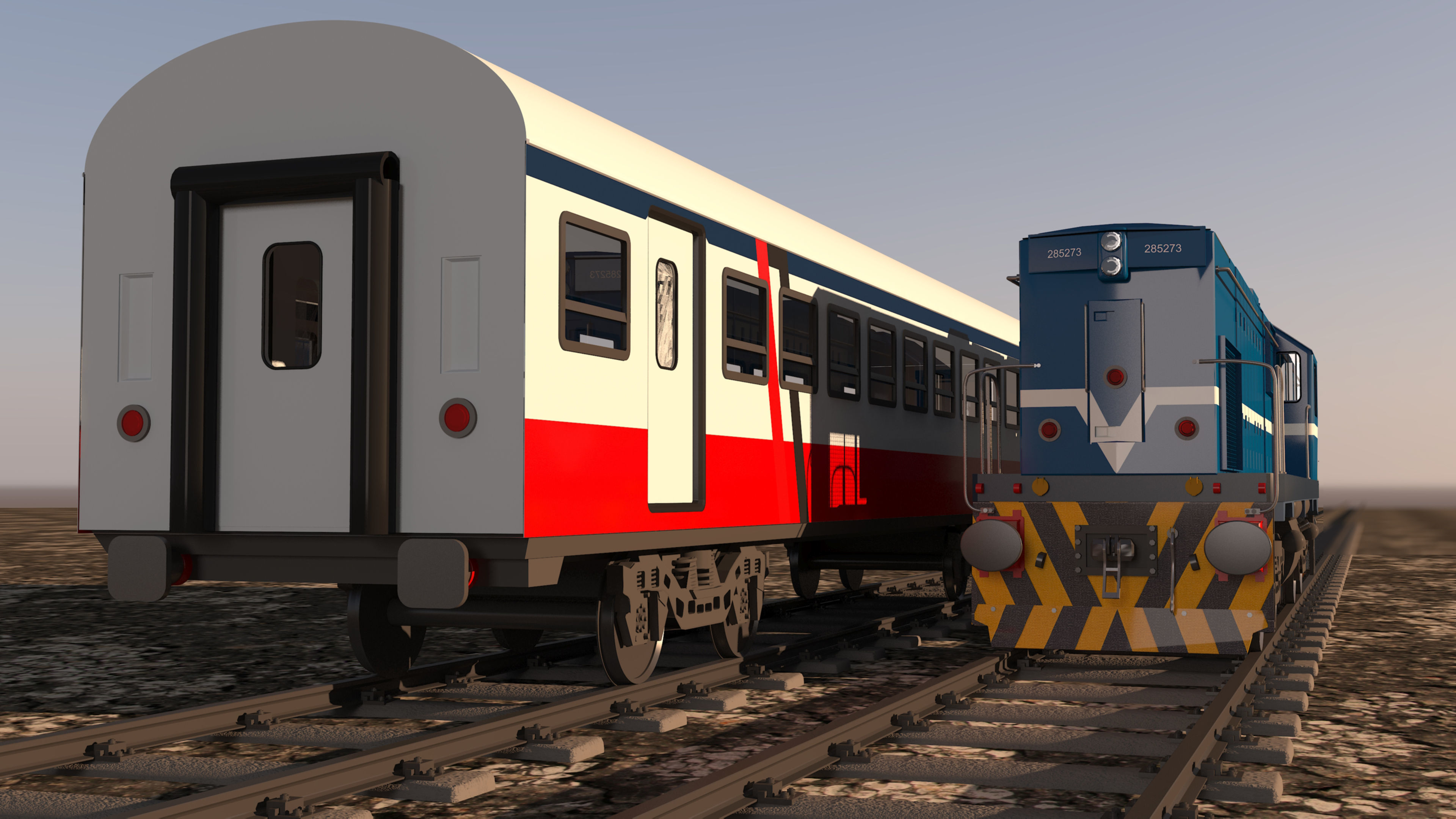 locomotive EMD G22W  3D model_47