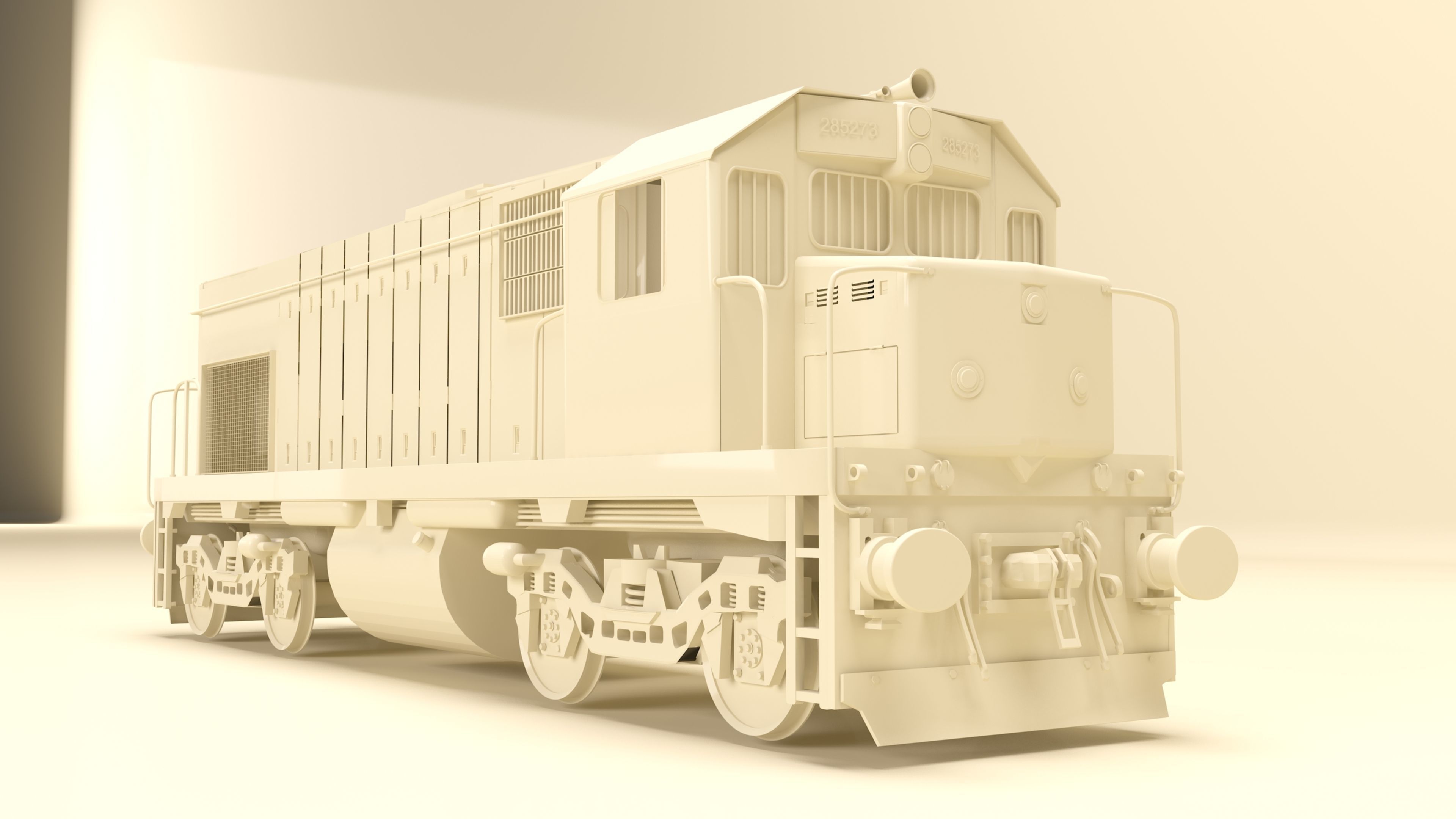 locomotive EMD G22W  3D model_12