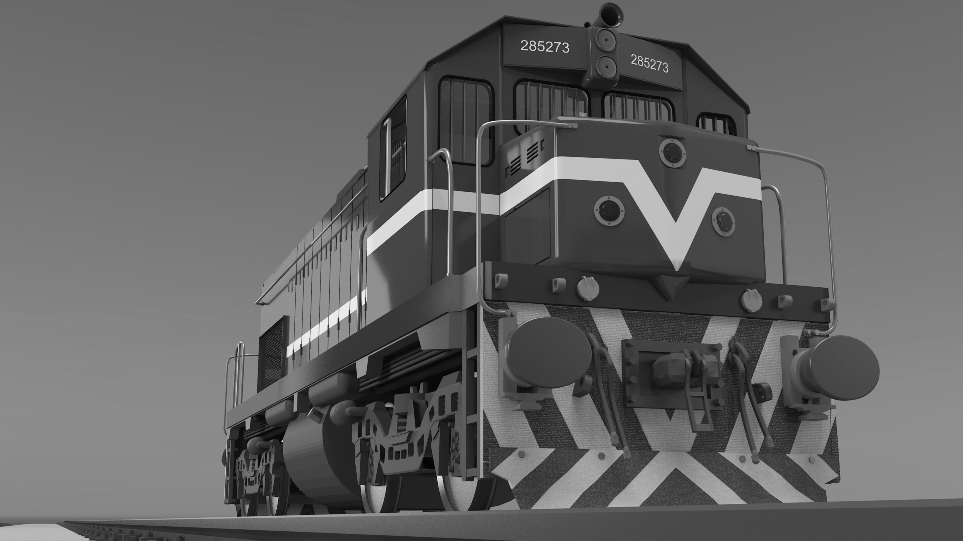 locomotive EMD G22W  3D model_63