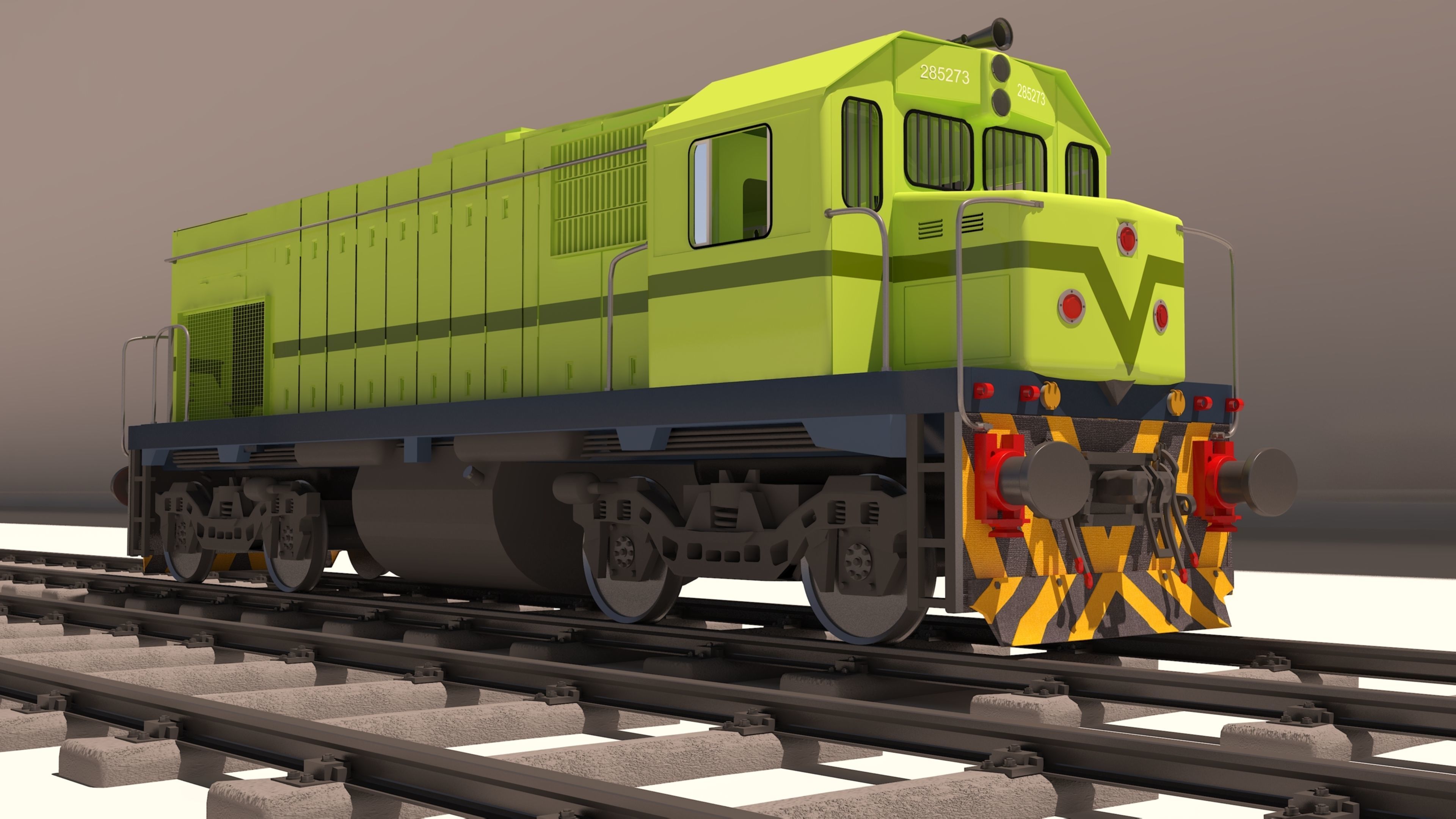 locomotive EMD G22W  3D model_34