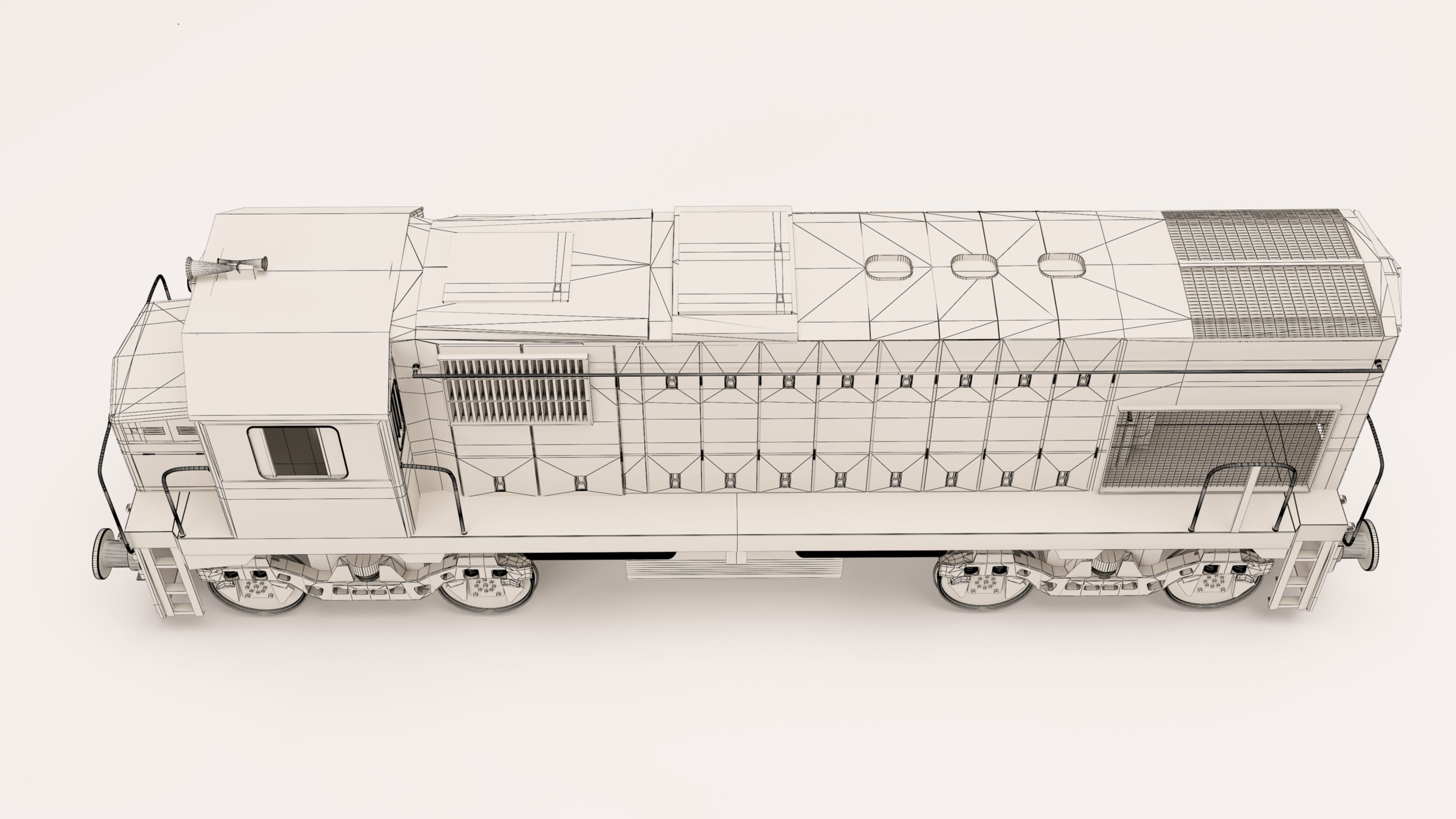 locomotive EMD G22W  3D model_19