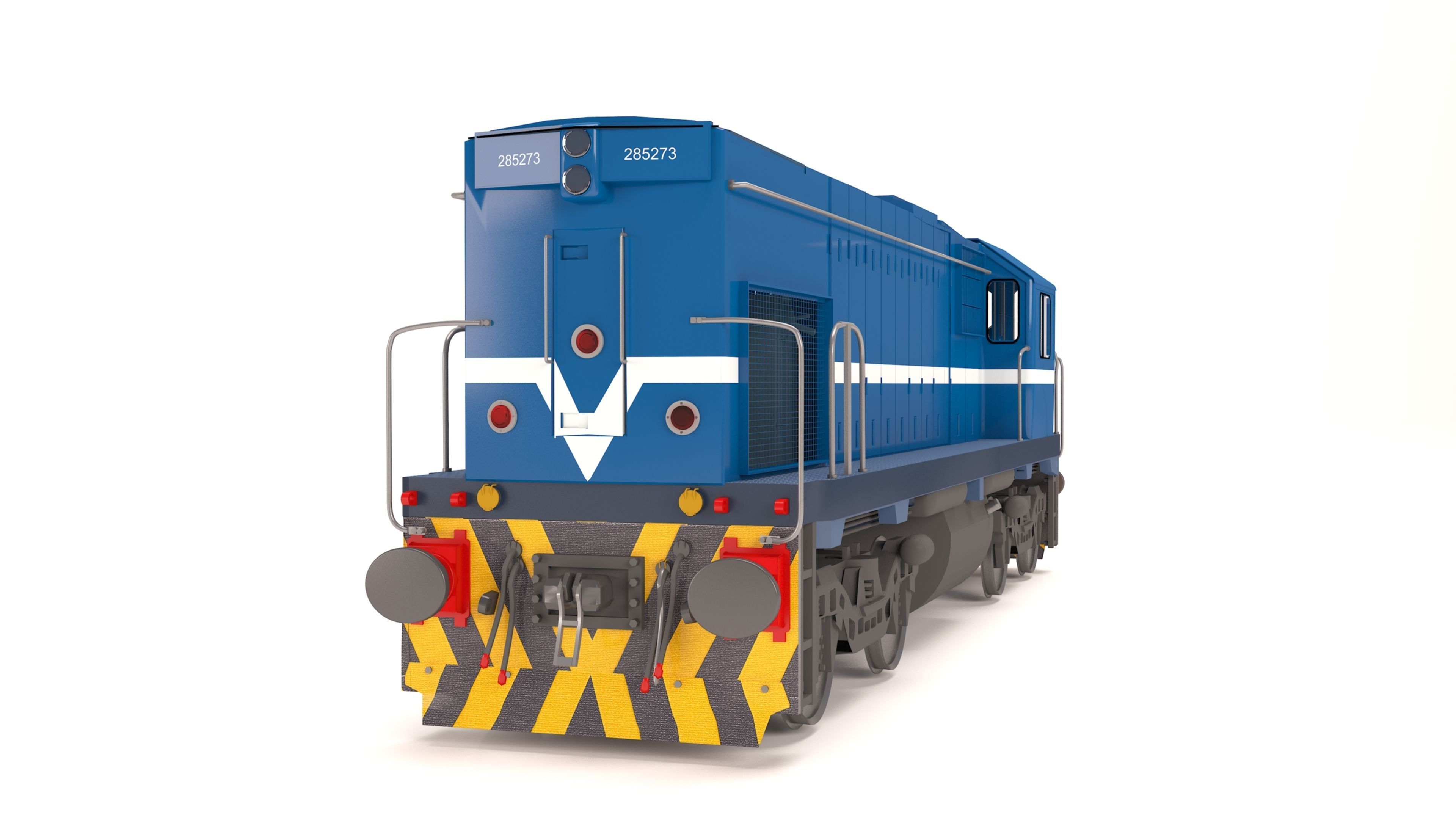 locomotive EMD G22W  3D model_9