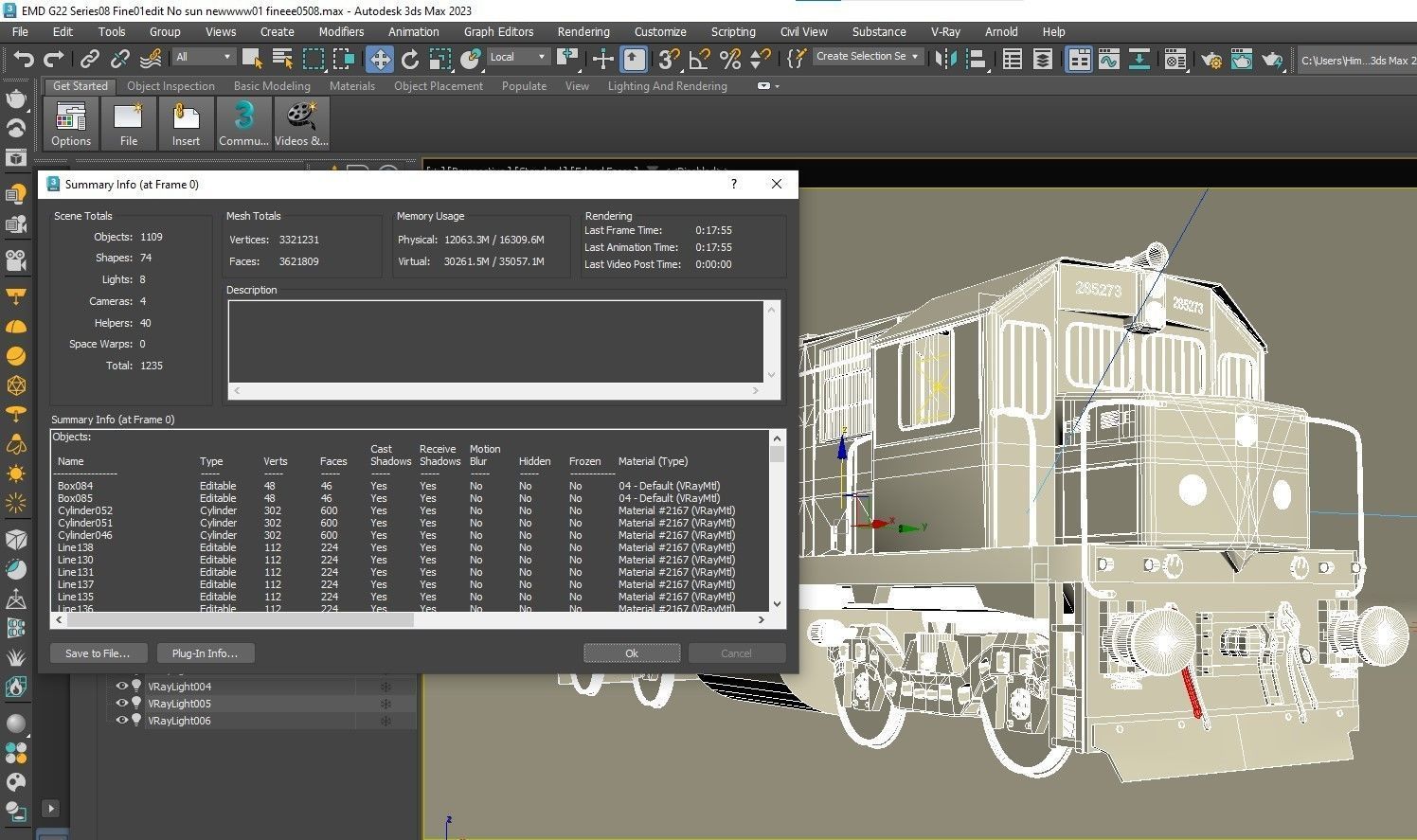 locomotive EMD G22W  3D model_59