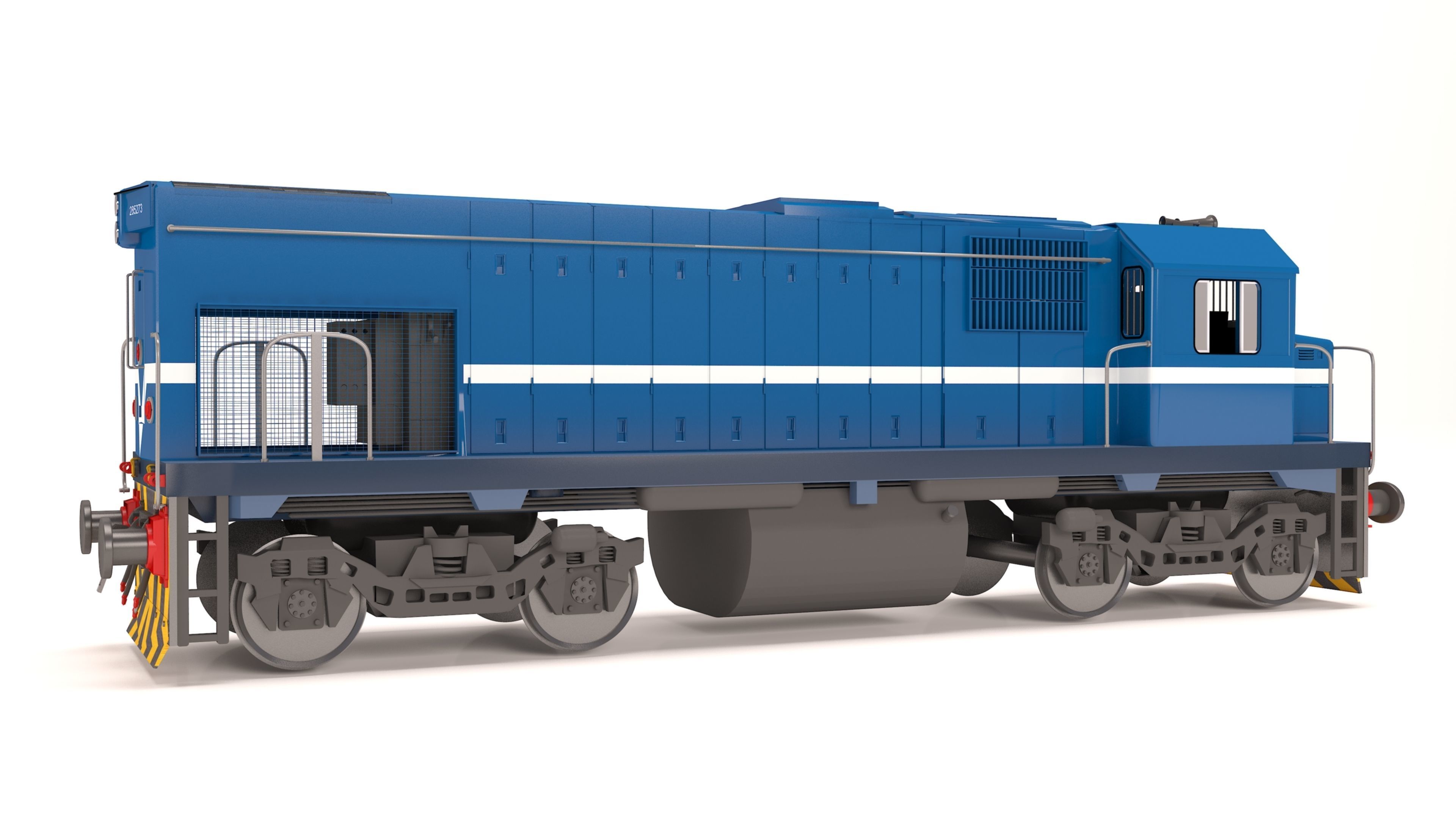 locomotive EMD G22W  3D model_6