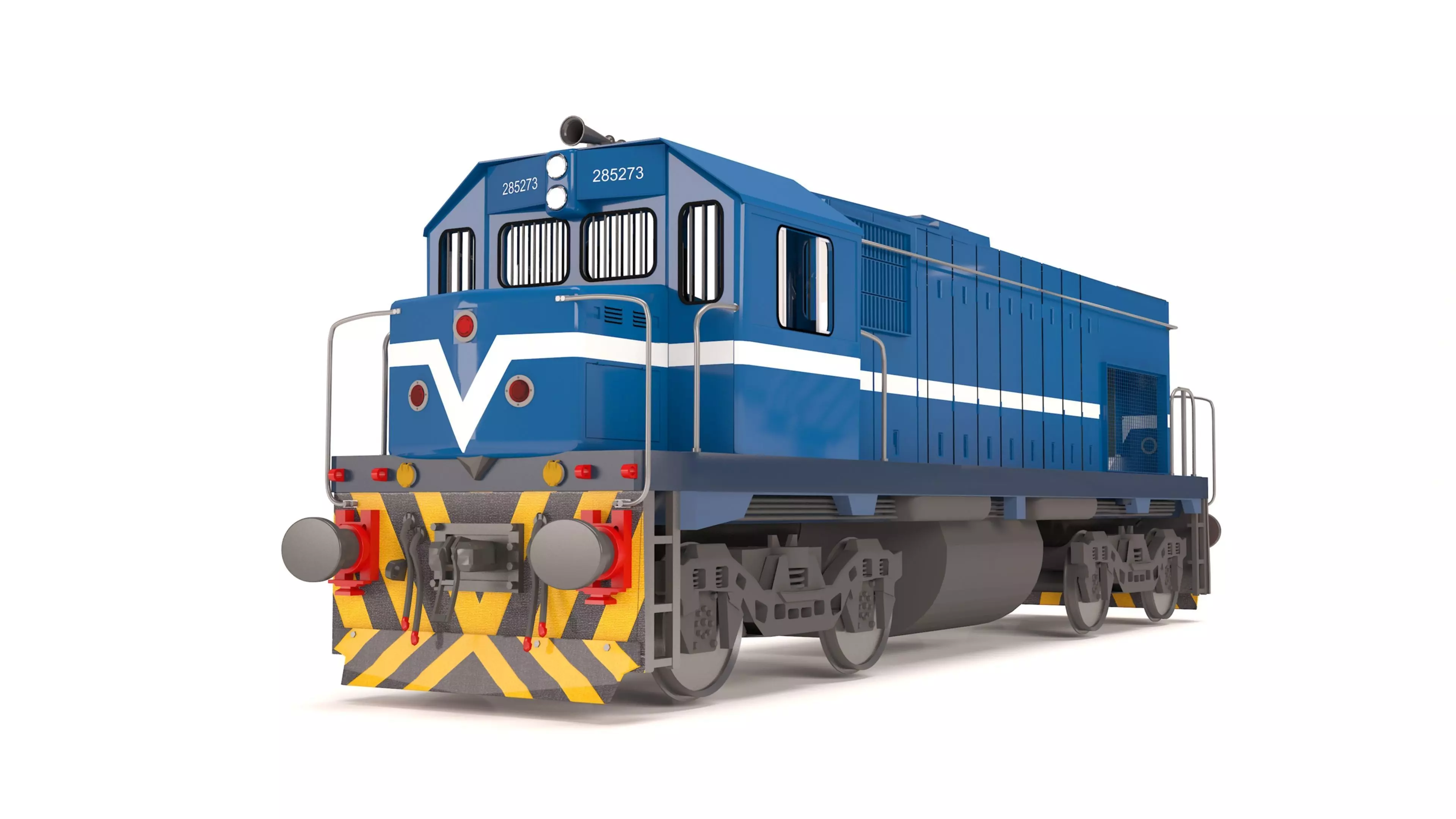 locomotive EMD G22W  3D model_0