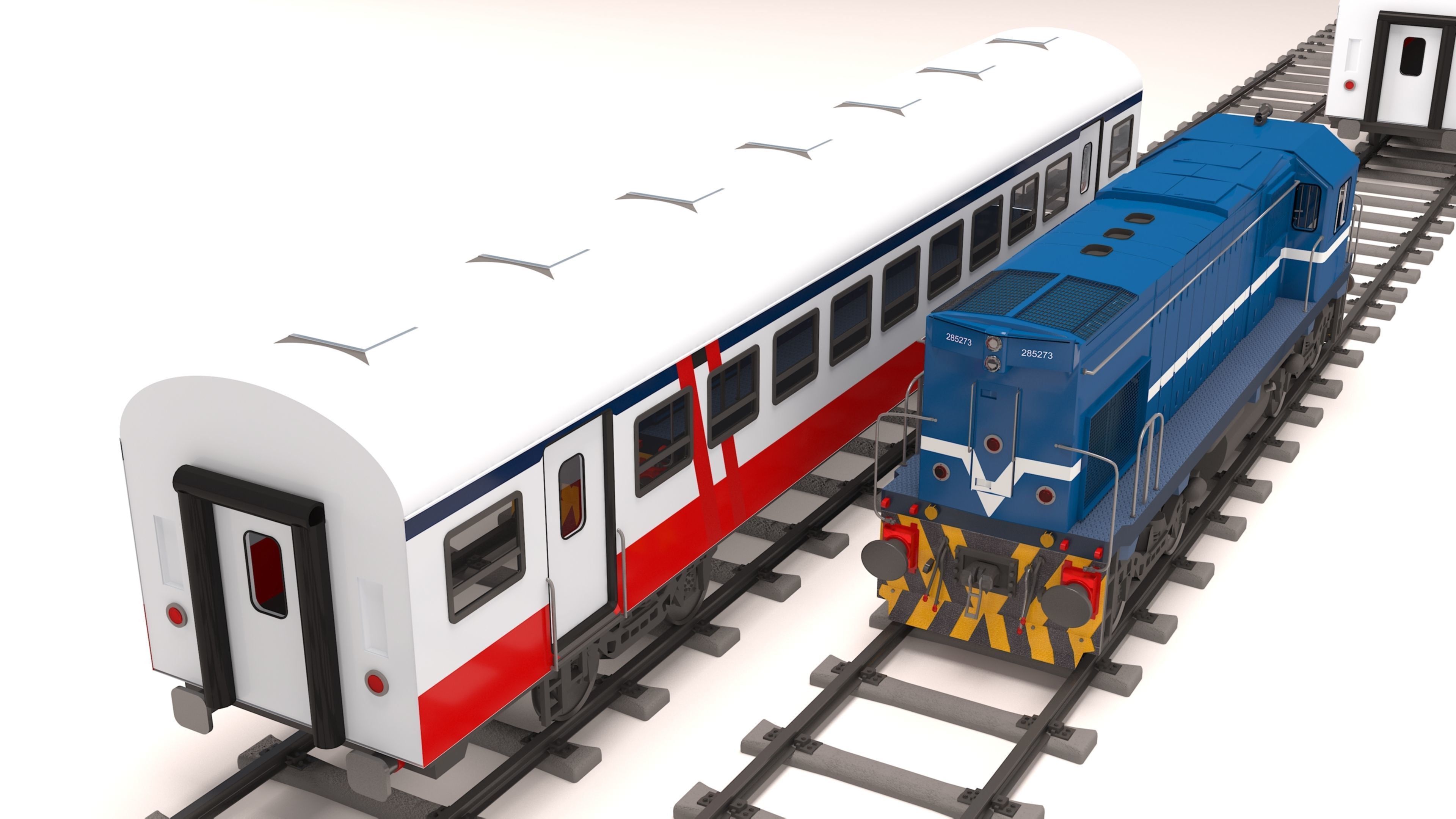 locomotive EMD G22W  3D model_46