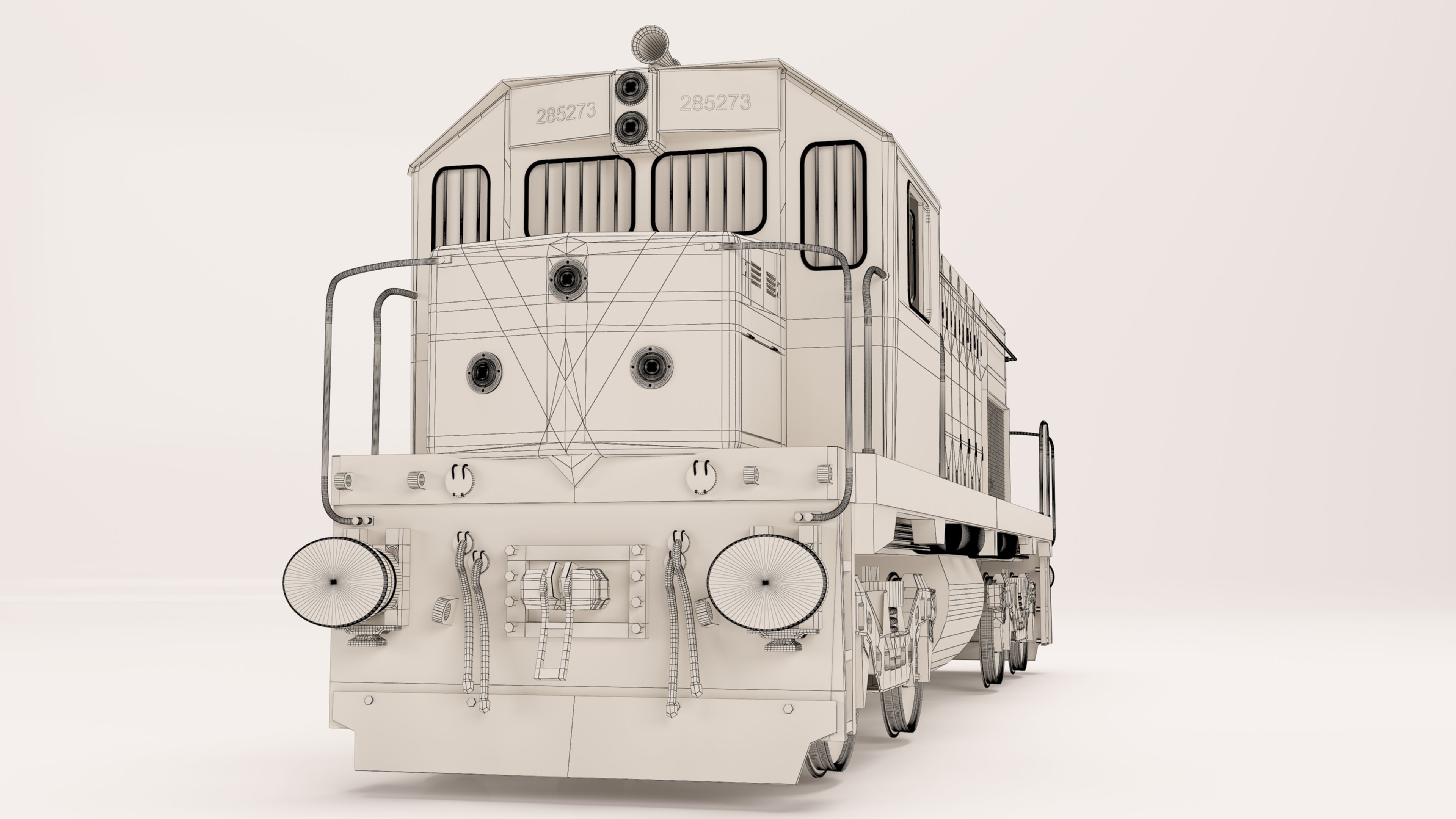locomotive EMD G22W  3D model_14