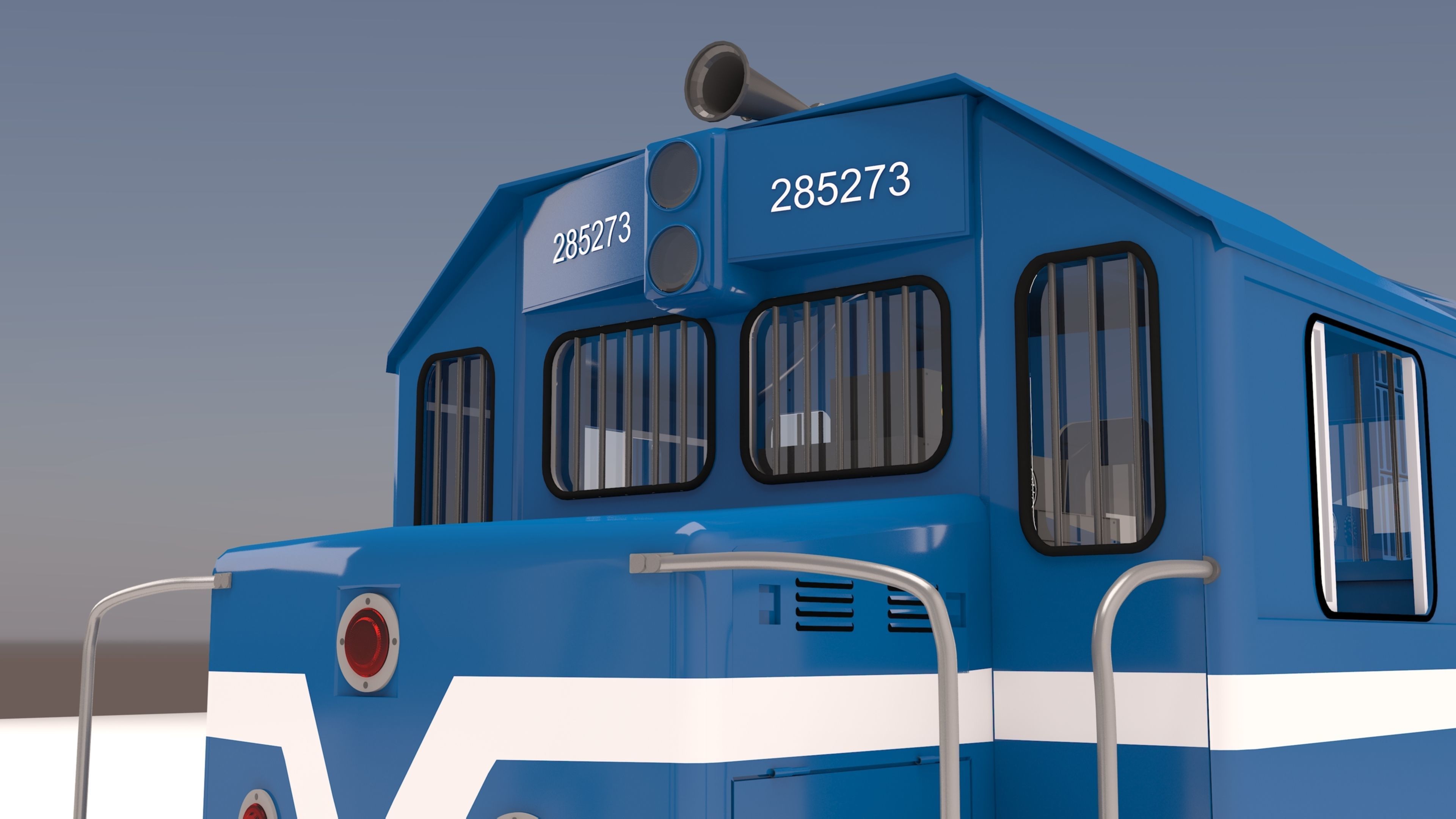 locomotive EMD G22W  3D model_28