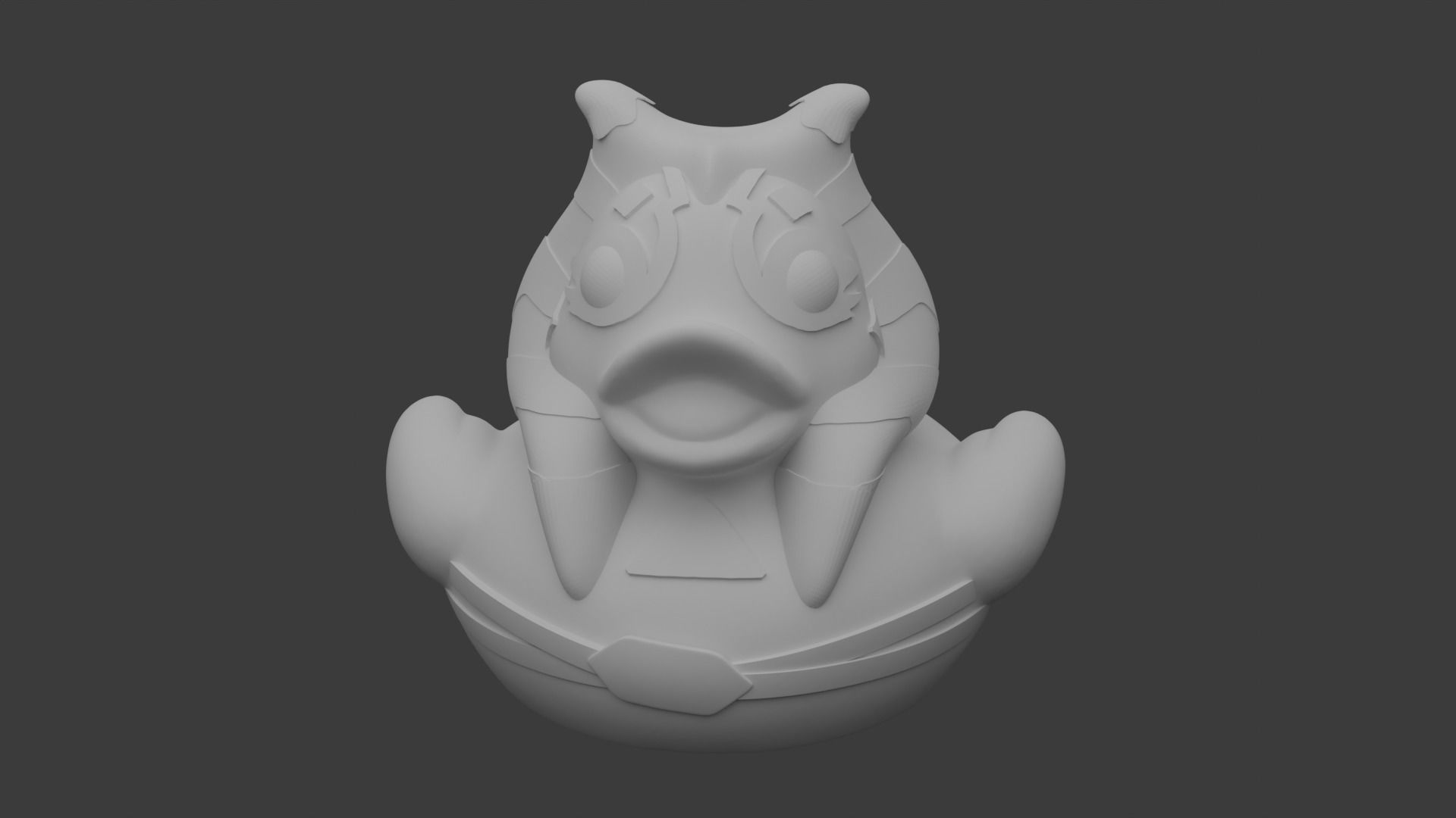 Star Wars Ahsoka Tano Rubber Duck 3D print model_1