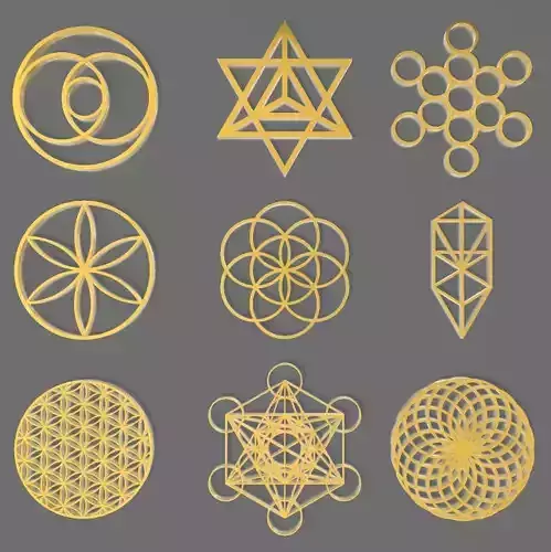 PACK 9 SACRED GEOMETRIES
