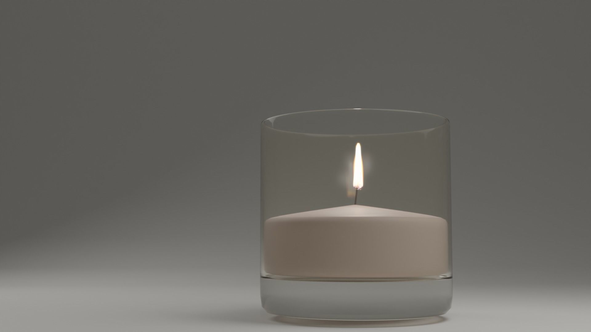 Candle 3D model_1