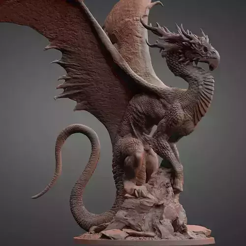Forest Dragon 3D print model