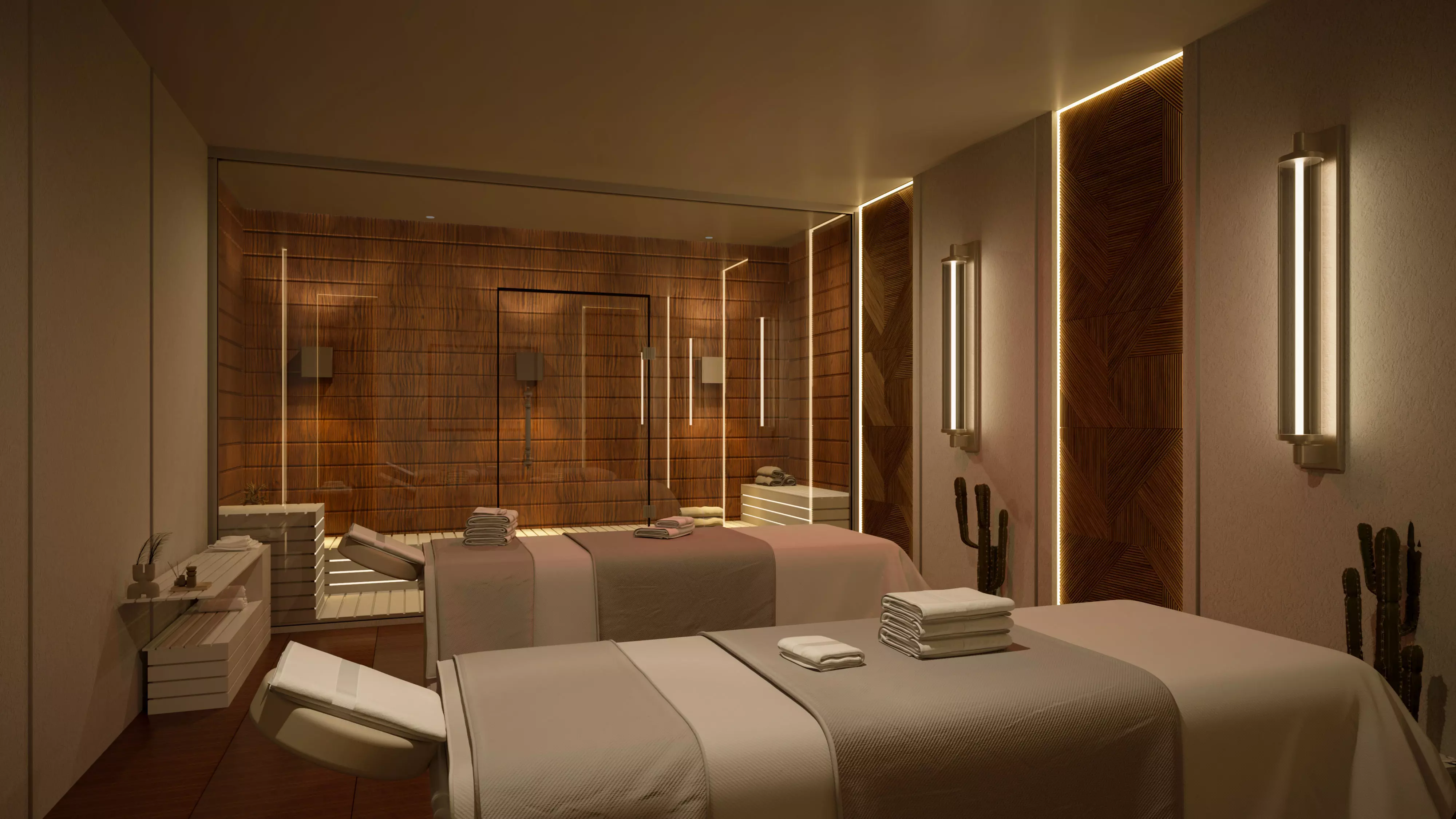 Massage parlor Spa and sauna 3D model_0