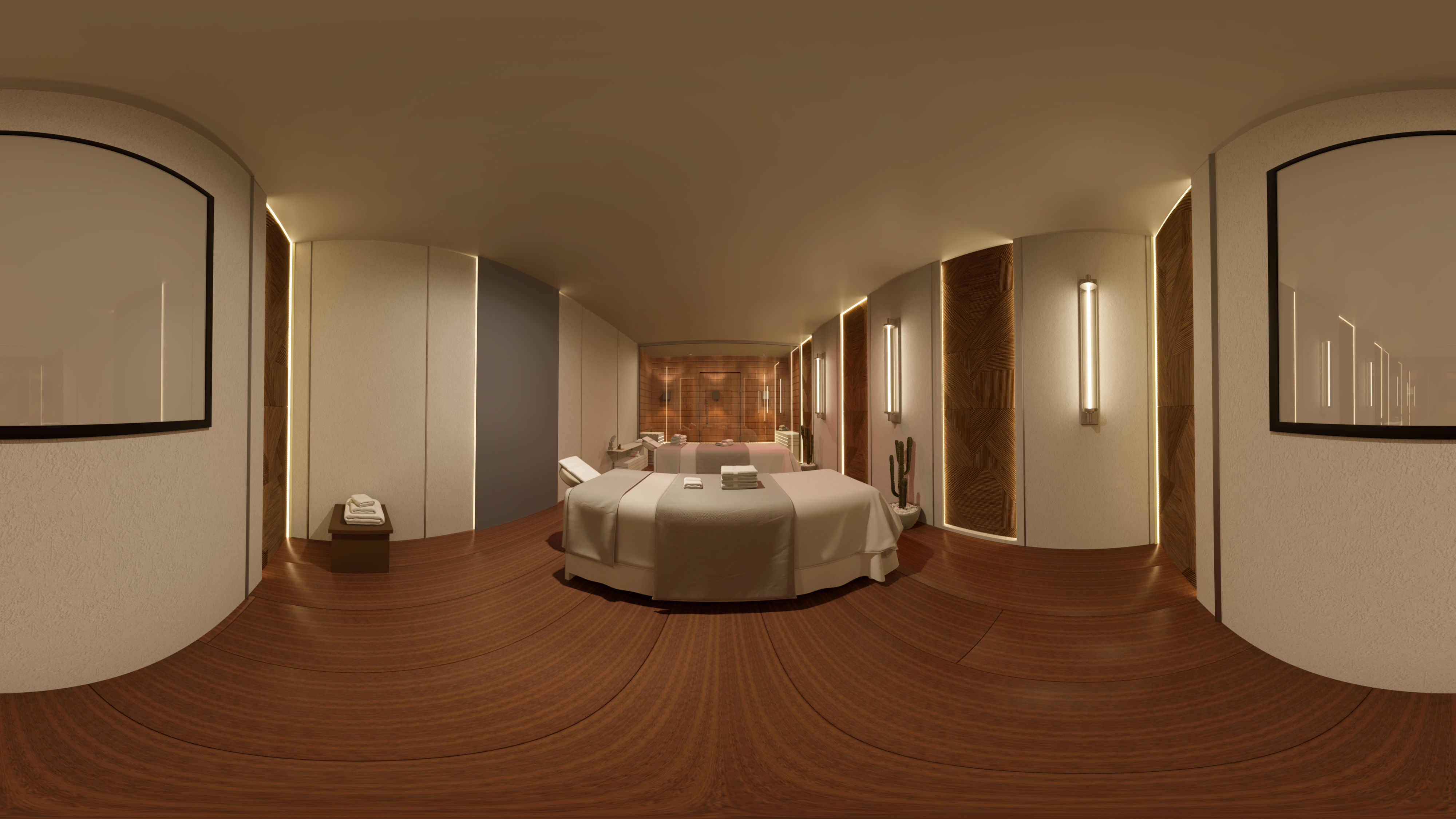 Massage parlor Spa and sauna 3D model_3