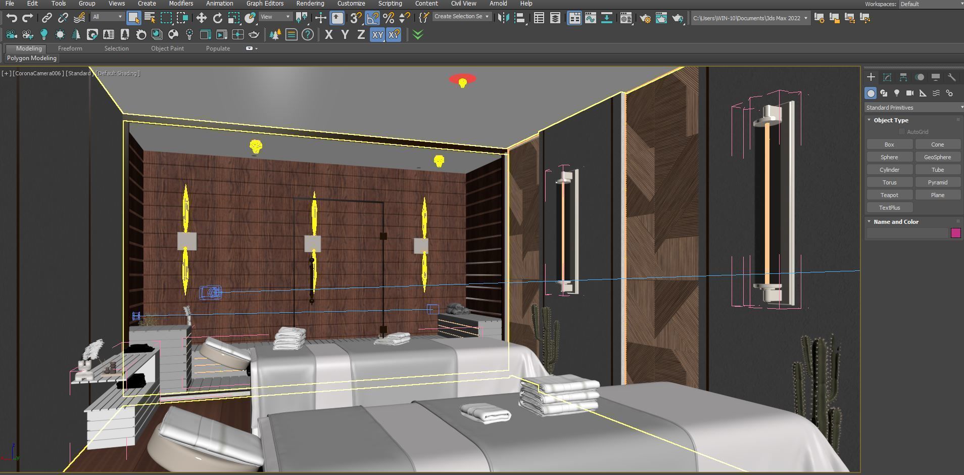 Massage parlor Spa and sauna 3D model_6