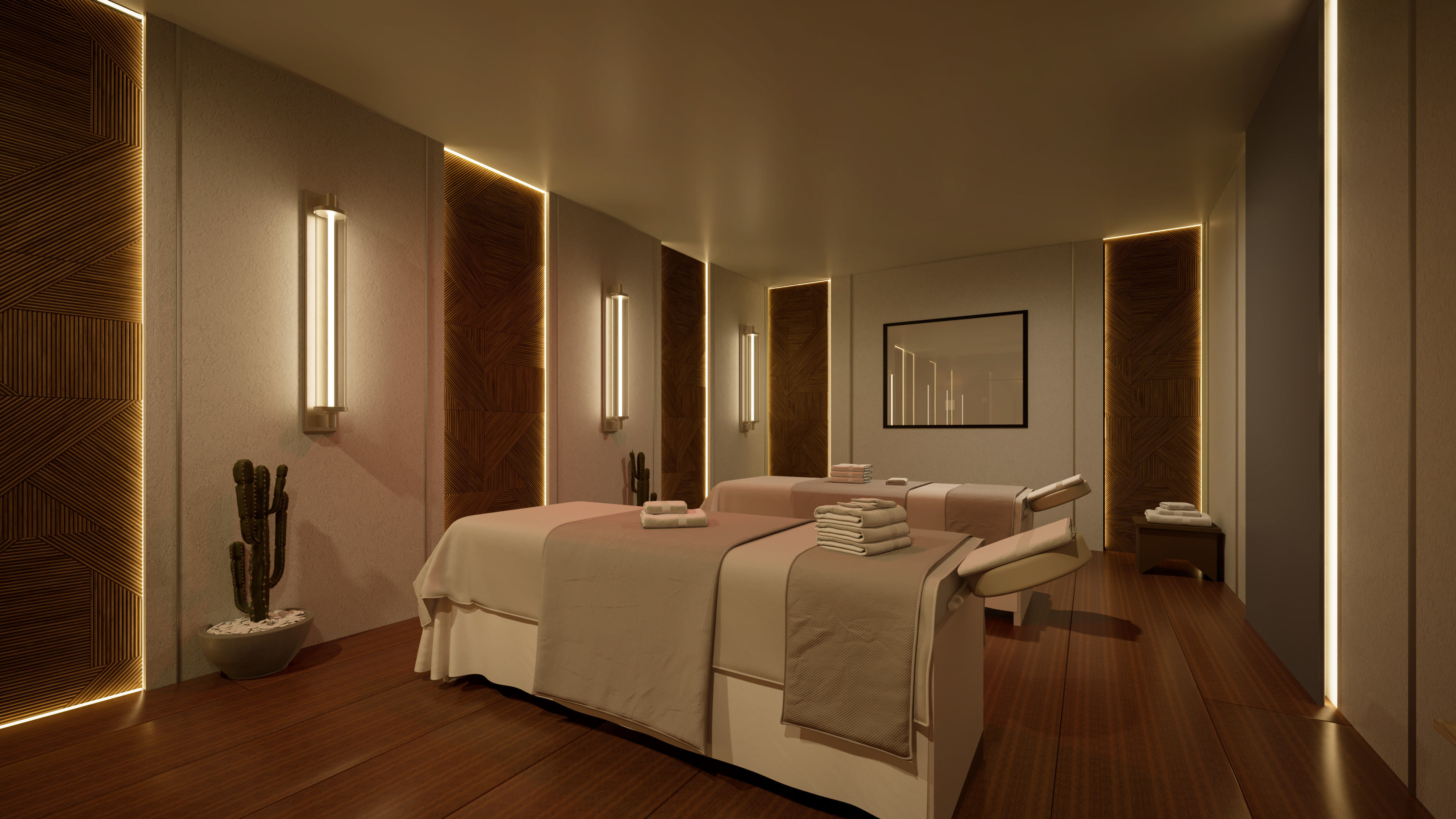 Massage parlor Spa and sauna 3D model_1