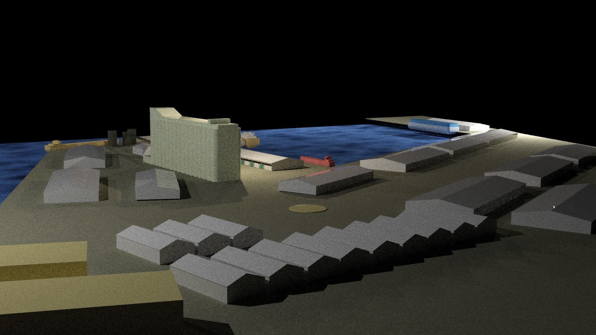 Beirut Port Lebanon 3D model_2