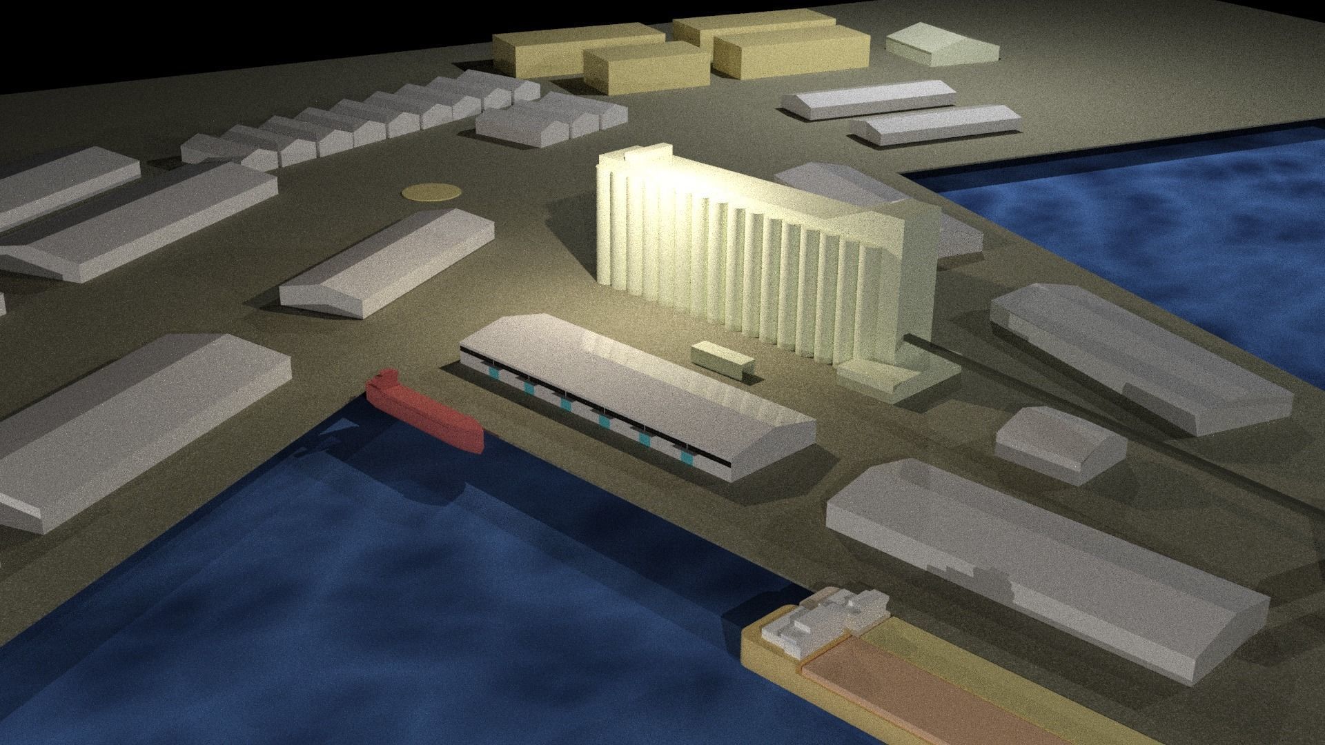 Beirut Port Lebanon 3D model_1