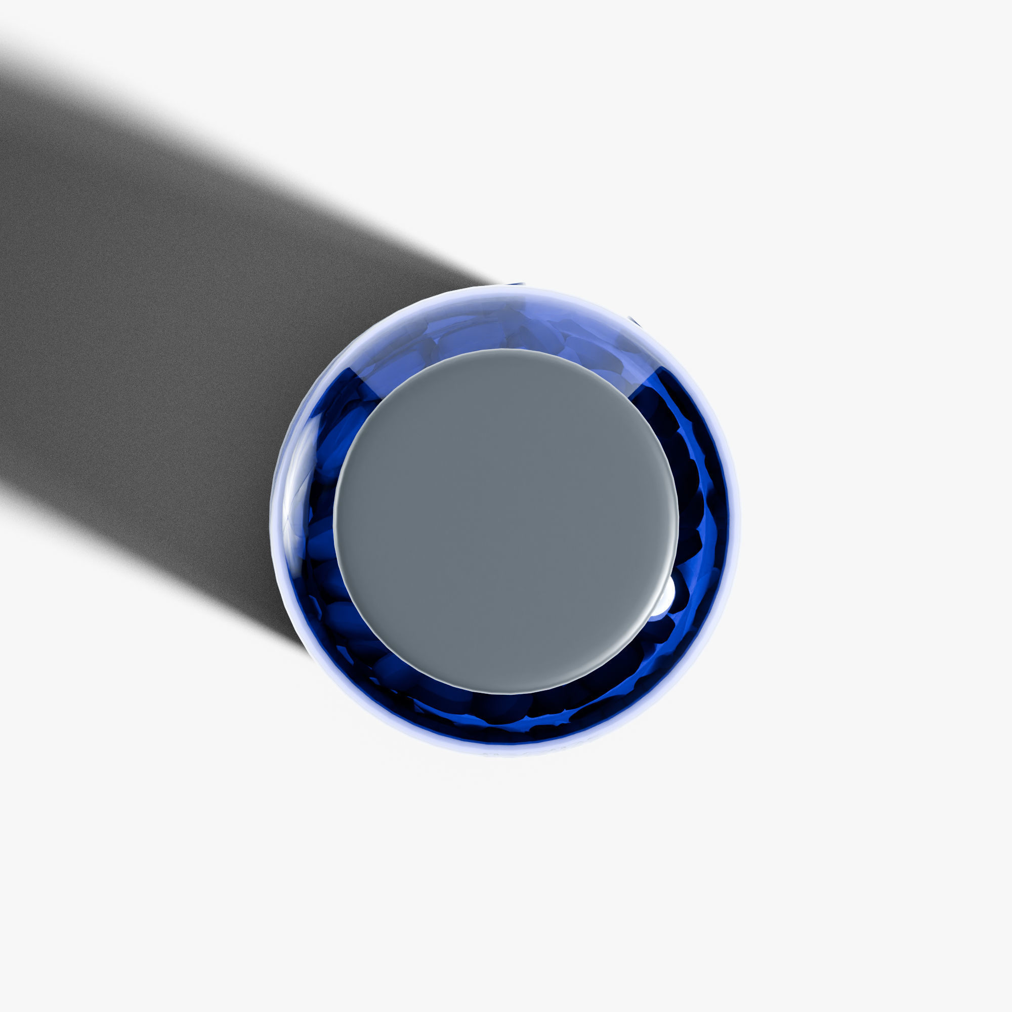 Pills Bottle Medical Container 3D model_3