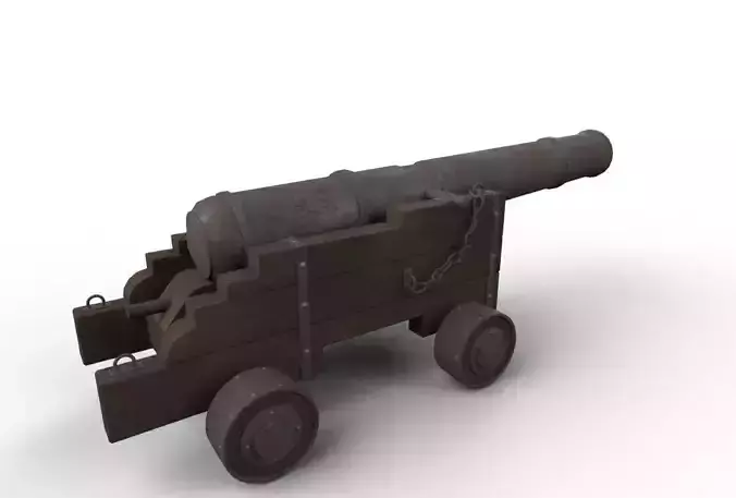 Old Cannon 3D model