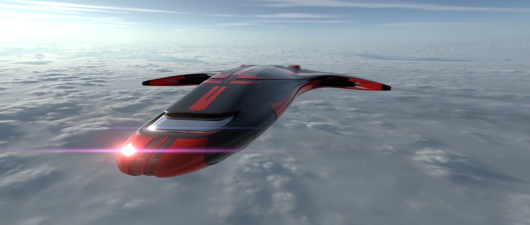 Explorer Spaceship 3D model_2