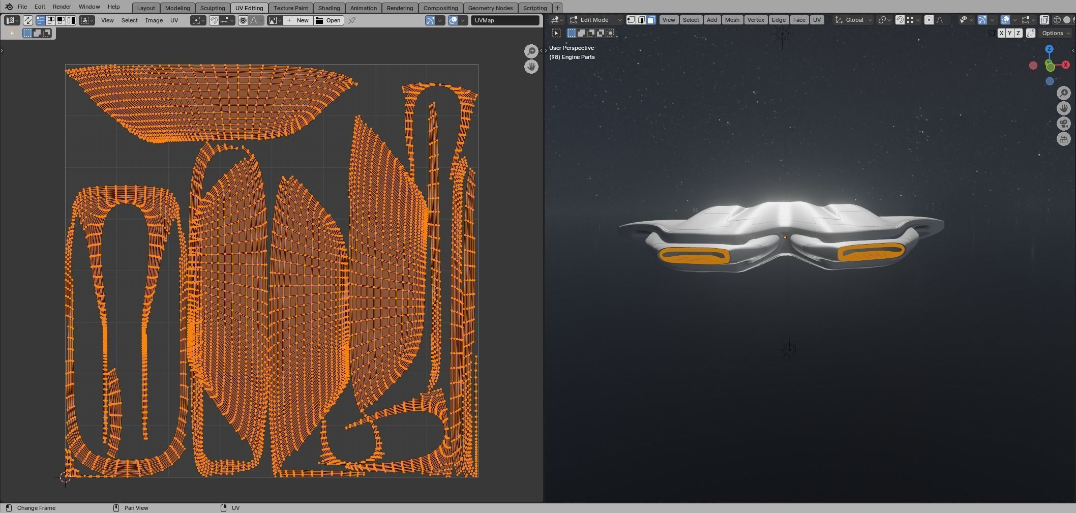 Explorer Spaceship 3D model_50