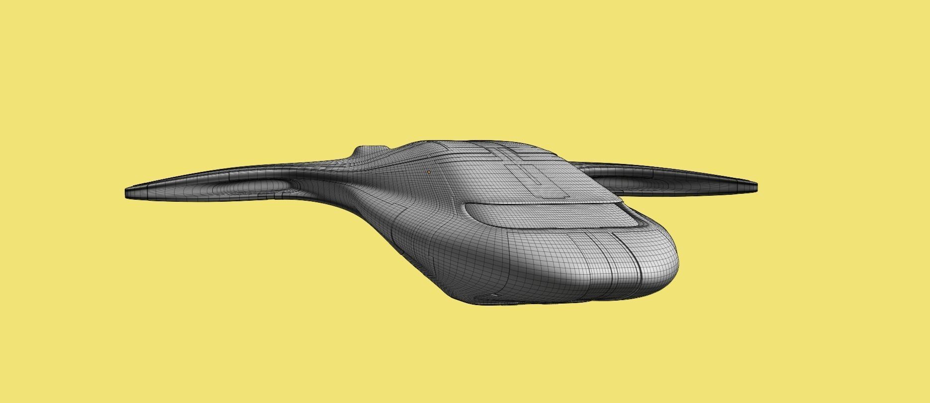 Explorer Spaceship 3D model_30