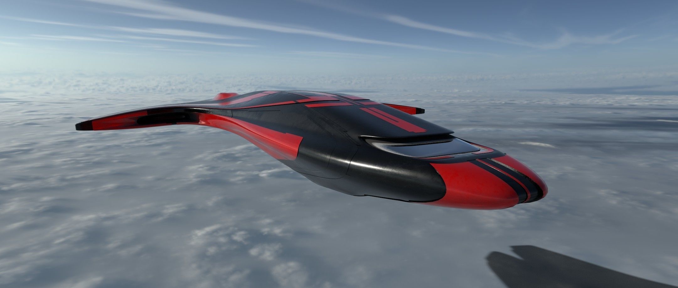 Explorer Spaceship 3D model_1