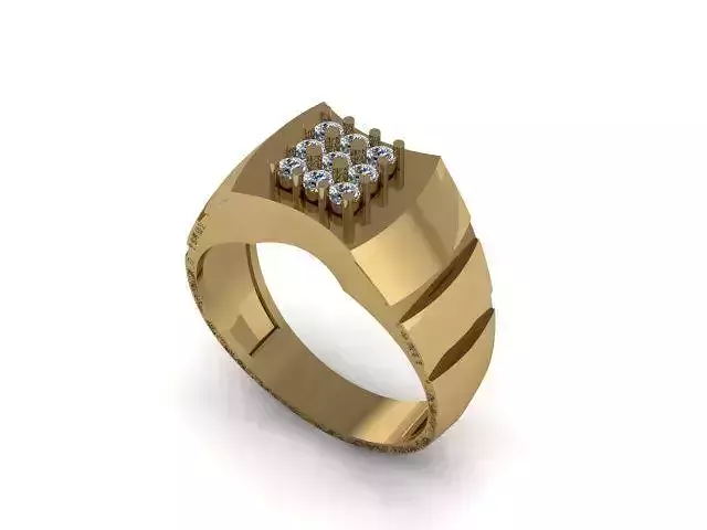 men ring new desing 3D print model