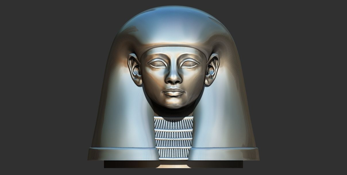Ancient Egyptian Canopic Jars stl 3D Printable model 3D print model_12