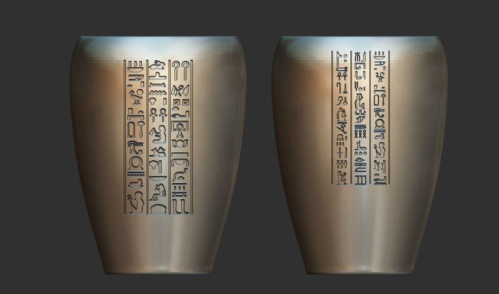 Ancient Egyptian Canopic Jars stl 3D Printable model 3D print model_1