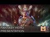 Fantasy Hero Low-poly 3D model_1