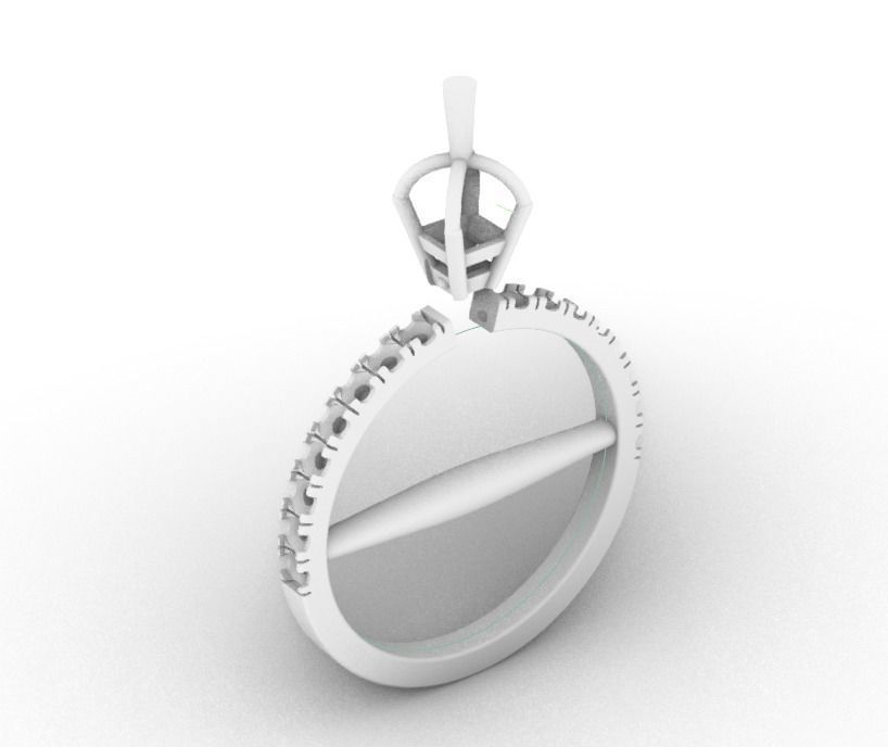 Princess ring Free 3D print model_3