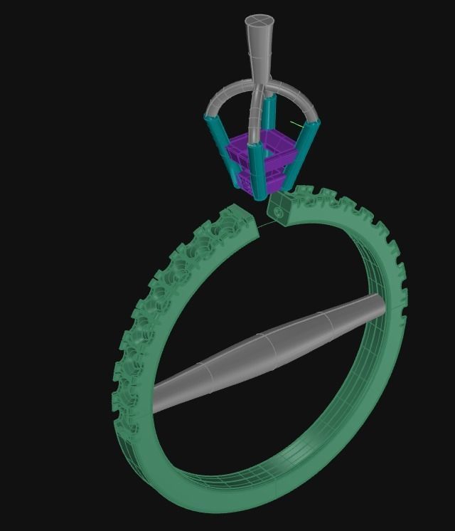 Princess ring Free 3D print model_2