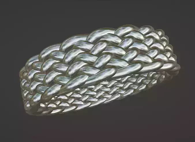 celtic knot ring band USA size 6 