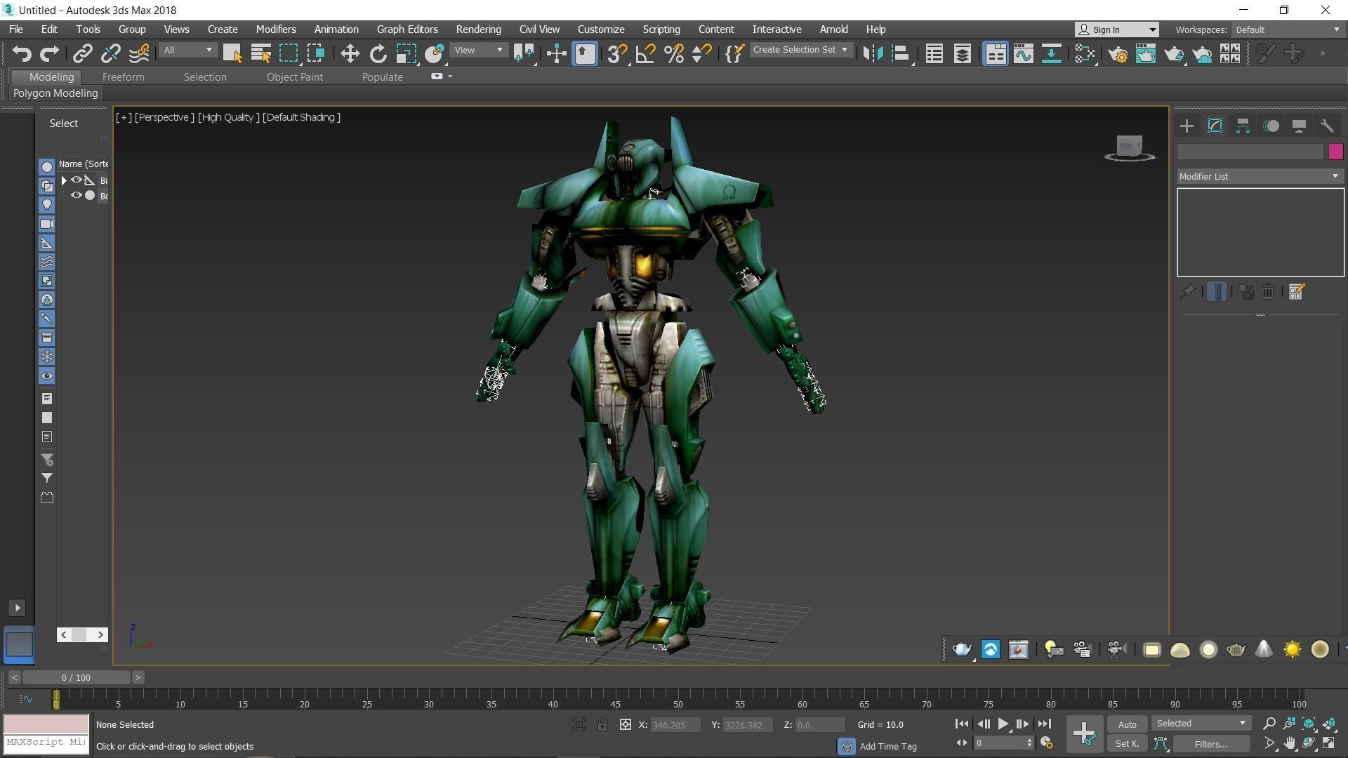 Low poly game-ready Unreal tenement game Rigged Egypt Robot Low-poly 3D model_13